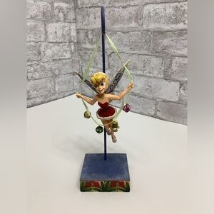 Disney Jim Shore Tinker Bell Ornament Figurine Let The Season Ring Christmas